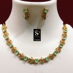 Beautiful cz stone’s neck set