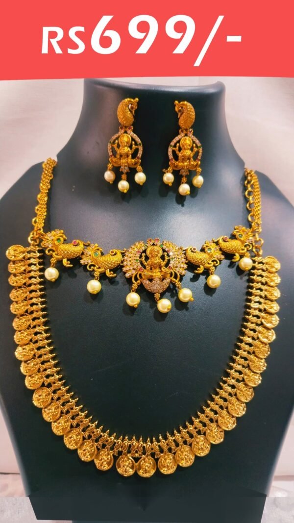 Matfinsh lakshmi Devi necklace& Choker