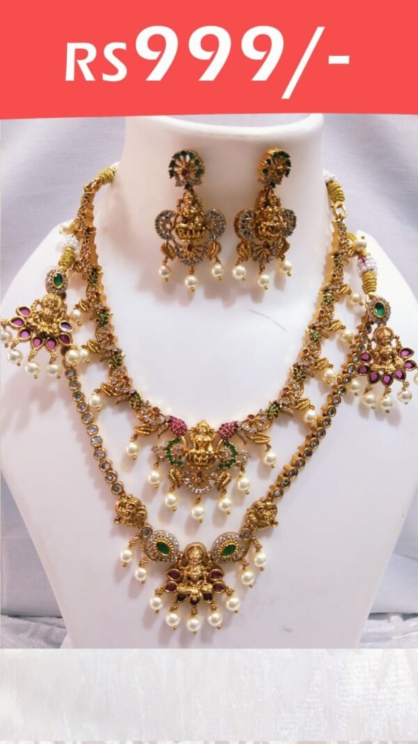 Lakshmi Devi beautiful neck sets